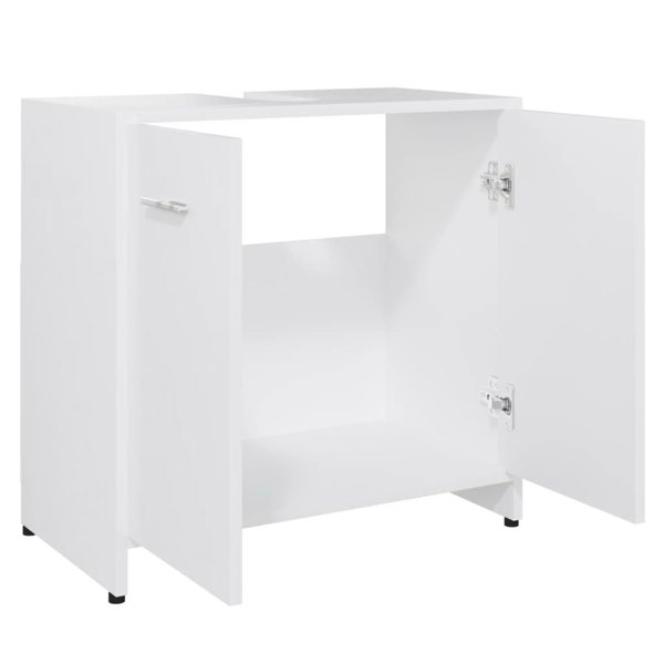 Berkfield Bathroom Cabinet White 60x33x61 cm Engineered Wood