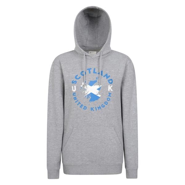 Mountain Warehouse Womens/Ladies Scottish Flag Overhead Hoodie - Light Grey - 
