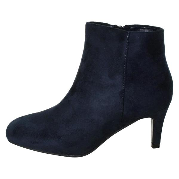 Ladies Collection High Heel Ankle Boots with Zip Fastening F51236