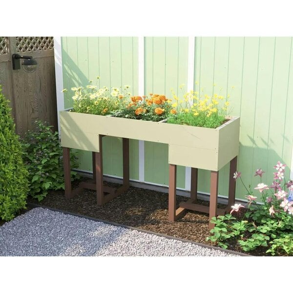 Dunster House Green Elevated Raised Garden Bed Planter 1800mm