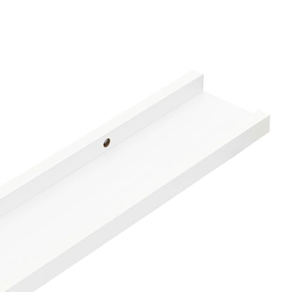 Berkfield Wall Shelves 4 pcs White 80x9x3 cm