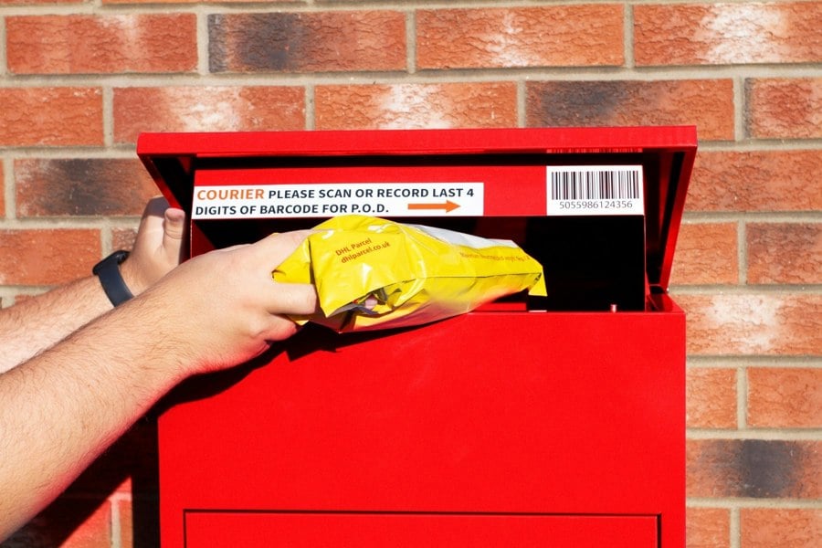 Monstershop Parcel Post Box - Red