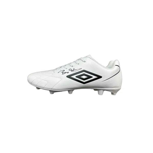 Unbranded Bryan Robson signed Umbro football boot — Unframed