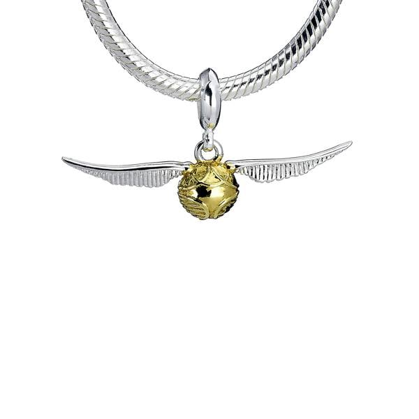 Harry Potter sterling silver Golden snitch slider charm