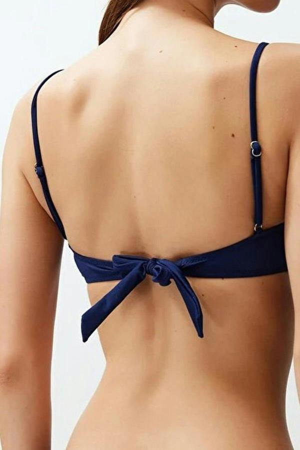 WOVCOR Ethnic Patterned Balconette Padded Bikini Top