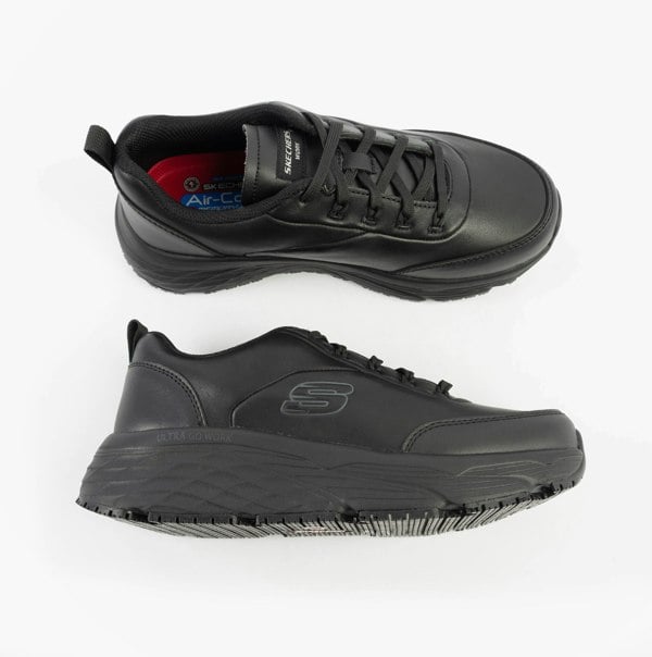 Skechers Work 108015EC MAX CUSHIONING ELITE - KAJUS SR Womens Occupational Trainers Black