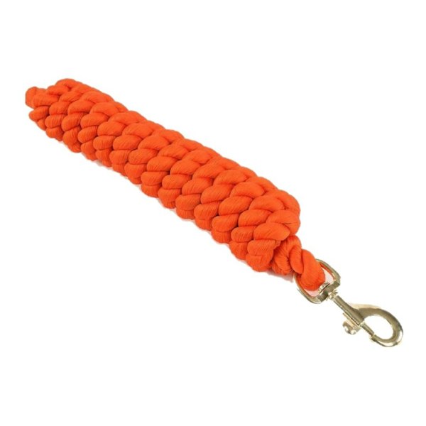 Shires Extra Long Horse Lead Rope - Orange