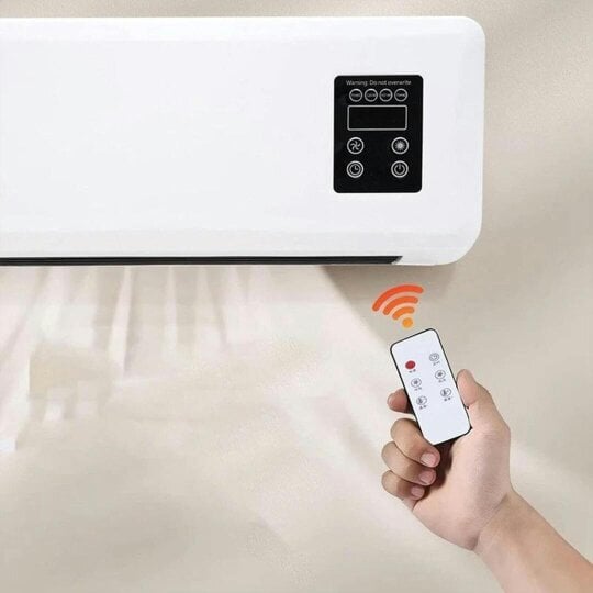 Havendro Wall Mounted Heater Fan Combo Electric Cooling Heating w/Remote Timer