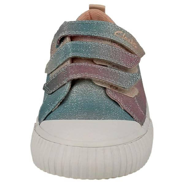 Clarks Girls Clarks Glittery Doodle Foxing Brill