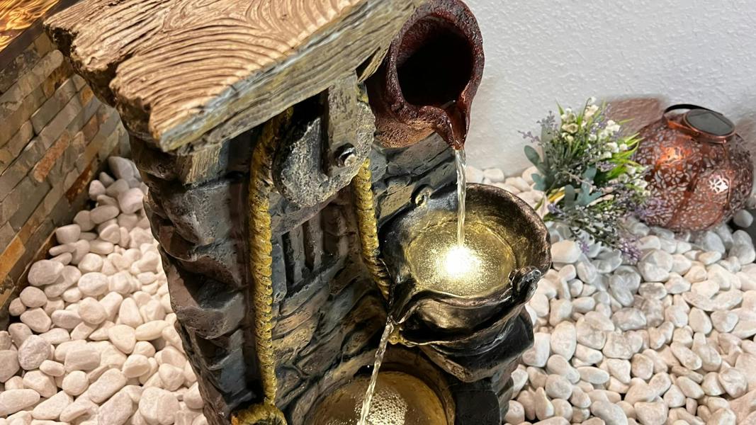 Tranquillity Water Features Rustic Jug Traditional Water Feature