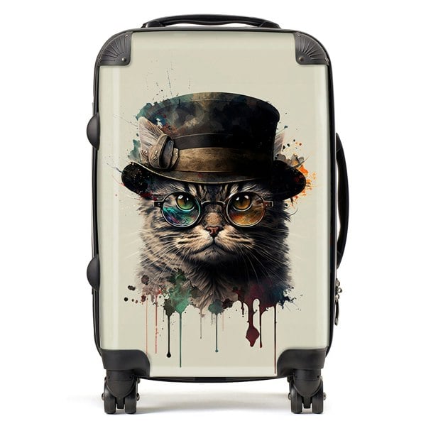 Warren Reed Cat And Hat Splashart Suitcase