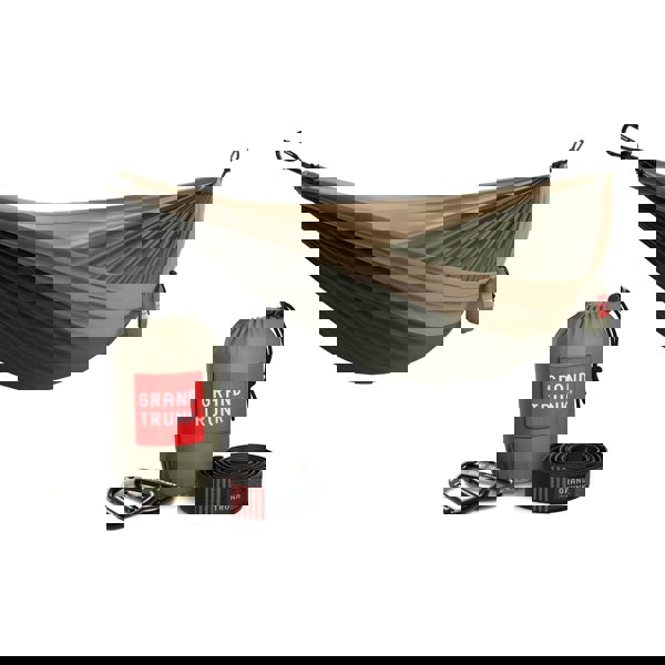 Grand Trunk Double Deluxe Hammock with Straps