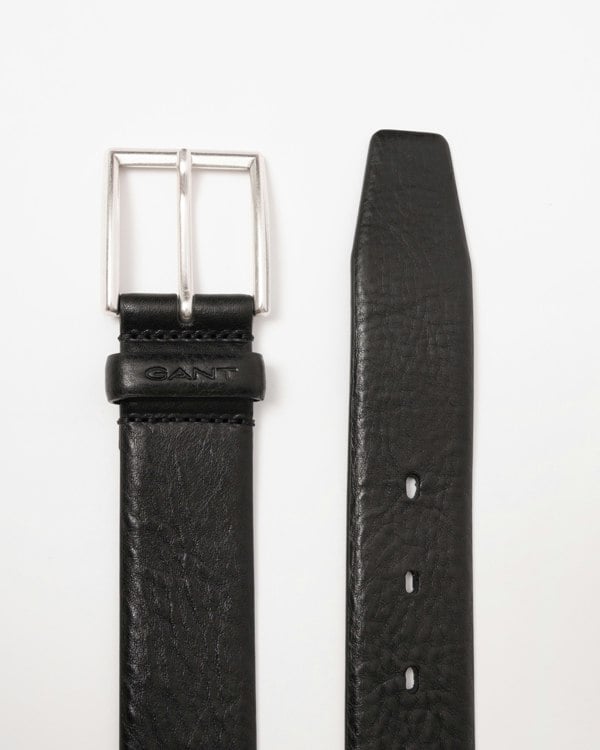 GANT Classic Mens Leather Belt - 5 Black