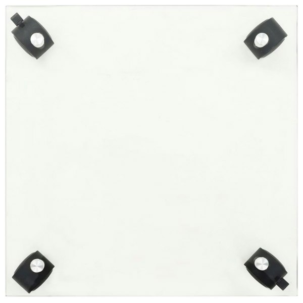 Berkfield Plant Rollers 2 pcs Tempered Glass 35x35 cm Square