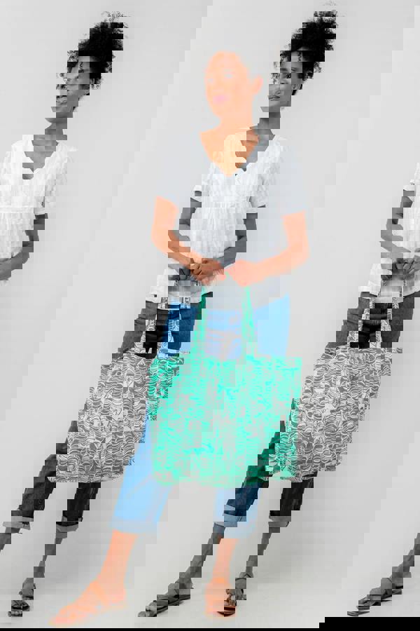 Lily & Me Linen Tote  Bag Birch