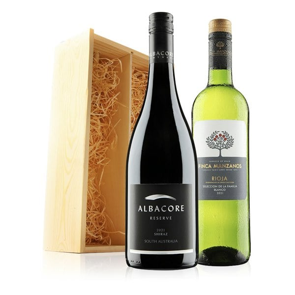 Virgin Wines - Luxury Mixed Duo in Wooden Gift box