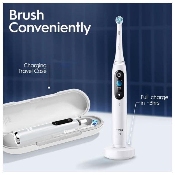 Oral-B iO 9 Electric Toothbrush Designed By Braun - White