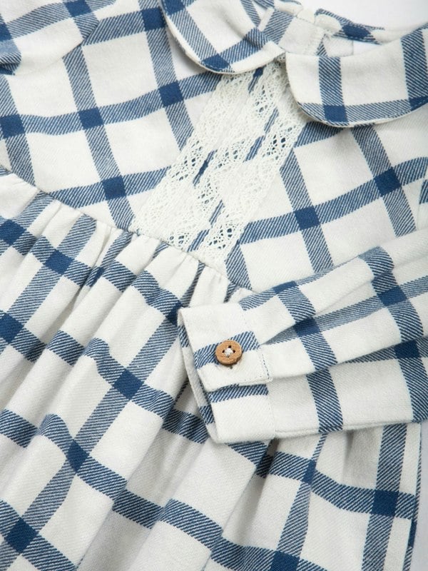 Kite Baby Organic Check Dress And Pants