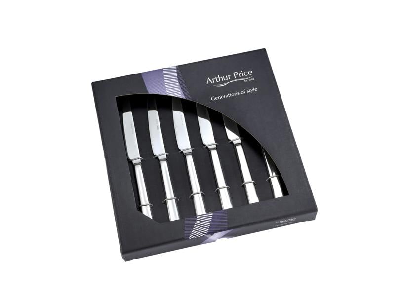 Arthur Price 'Horizon' Stainless Steel Gift Boxed Set of 6 Steak Knives