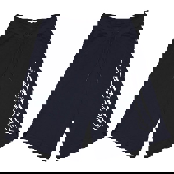 Plein Sport Large Signature Logo Navy Blue Shorts S