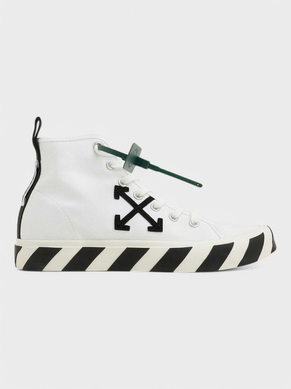 Off - White Vulc Sneaker Mid 'White Black' - Supplied FashionOff White