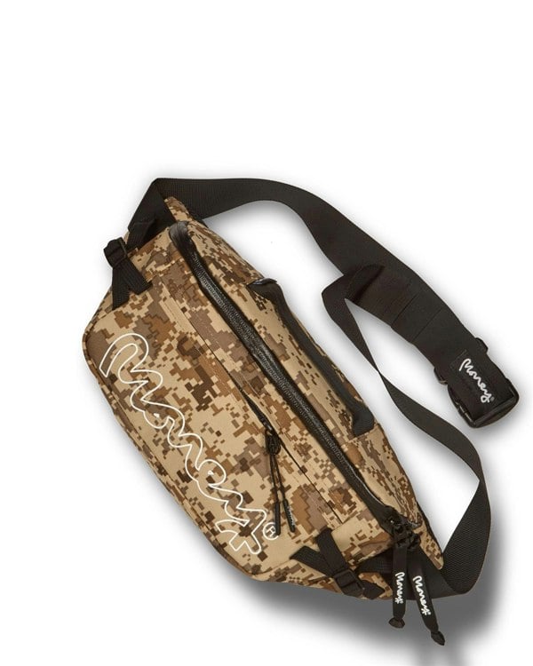 Money Outdoor Waist Bag Green Camo