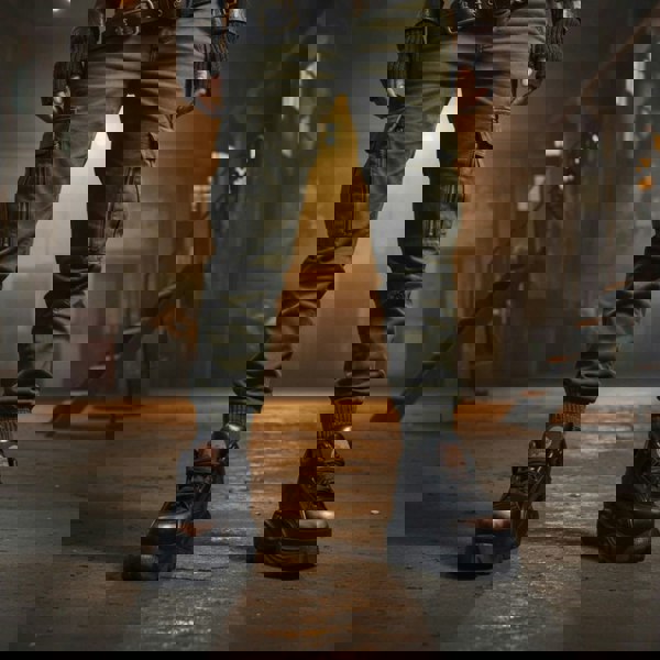 Buffalo 1339-14 VNTG - Women’s Brown Platform Lace-Up Sneakers