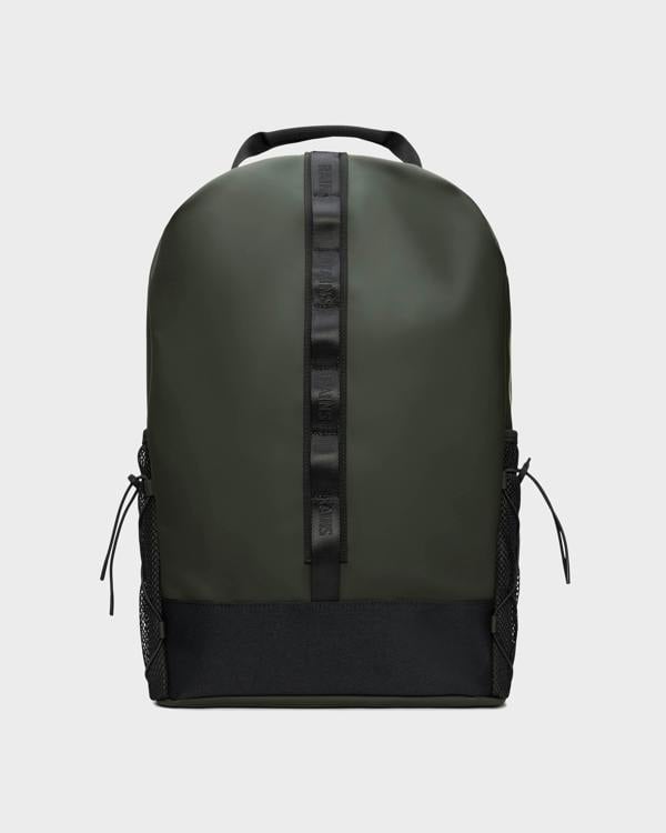 Rains Trail Clip Front Backpack - 03 Green | CHO | Designer Unisex Bags