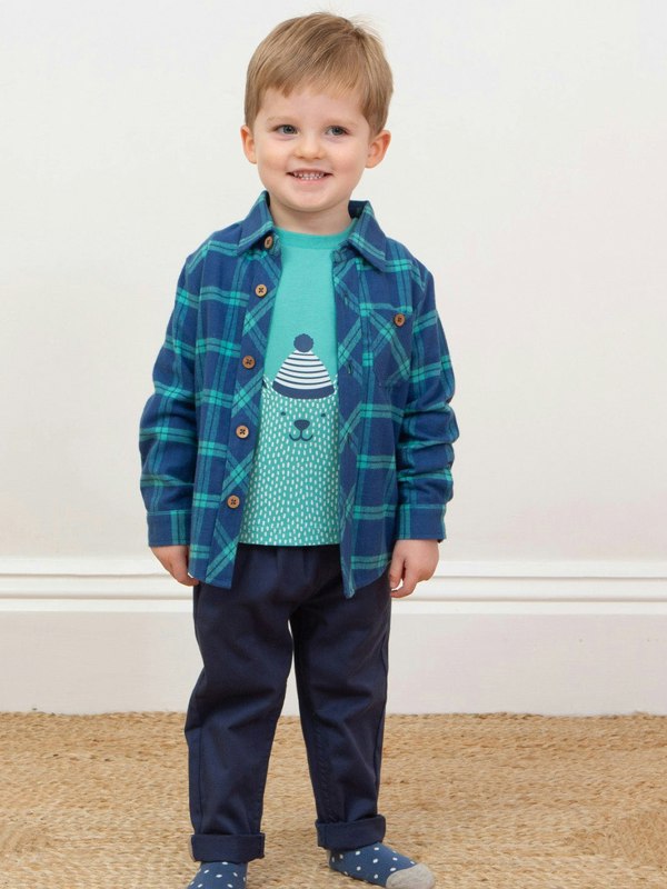 Kite Boys Organic Hello Bear T-Shirt