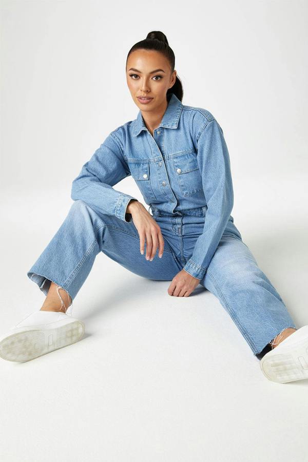 Urban Bliss Velma Long Sleeve Boilersuit