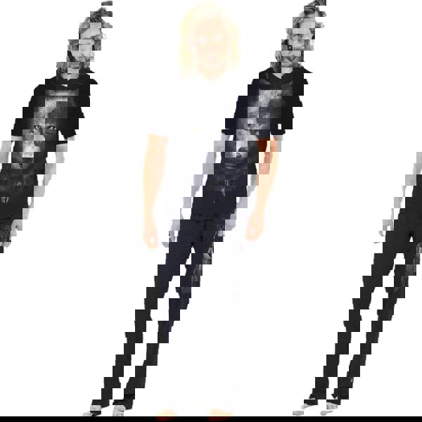 WOLF CHI - 4pc Mens Gothic Pyjama Set - Spiral USA