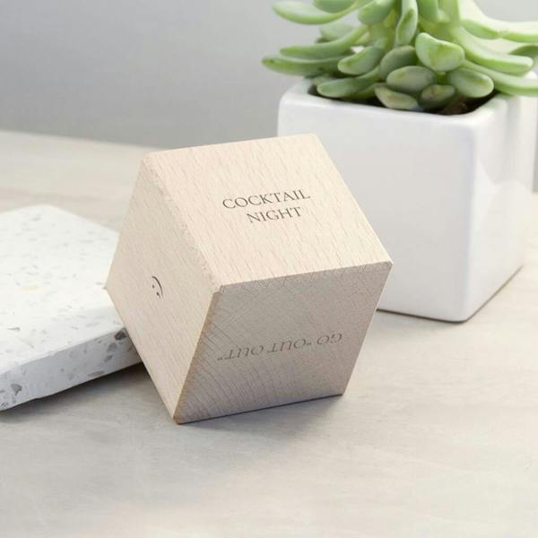 Personalised Date Night Novelty Dice - alternative angle