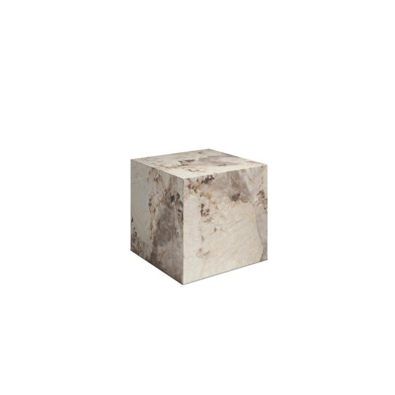 Wyld Haus Dingle Pandora Brown Marble Effect Side Table