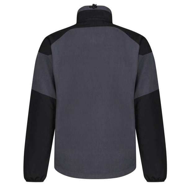 Regatta Mens Broadstone Full Zip Fleece Jacket - Seal Grey