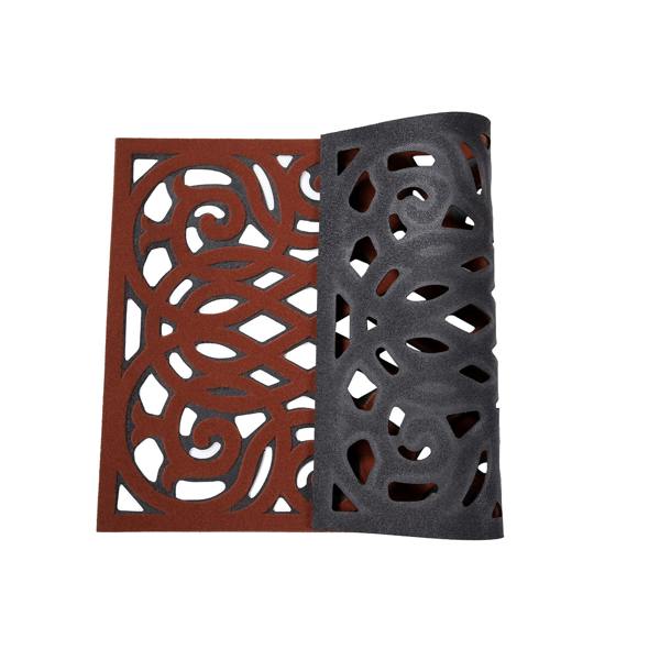 Nicoman Victorian Style Eco Outdoor Door Mat - Terracotta