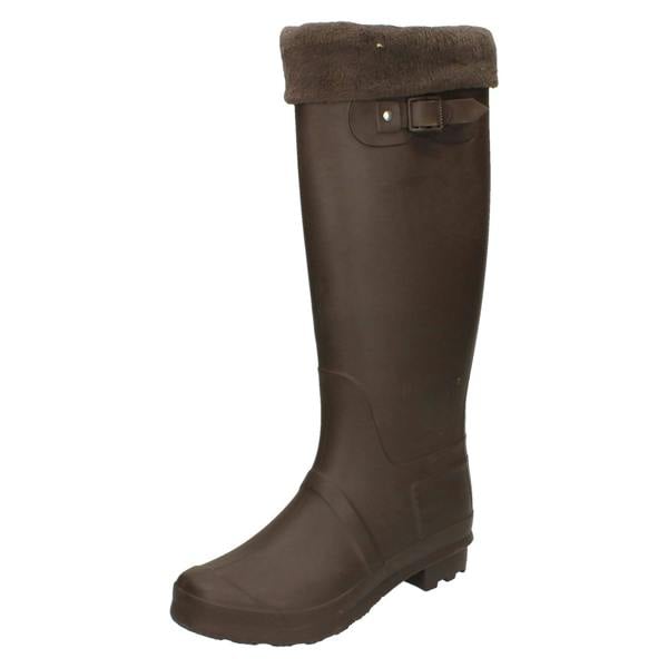 Spot On Ladies Spot On Removable Fleece Lined Wellington Boots X1170
