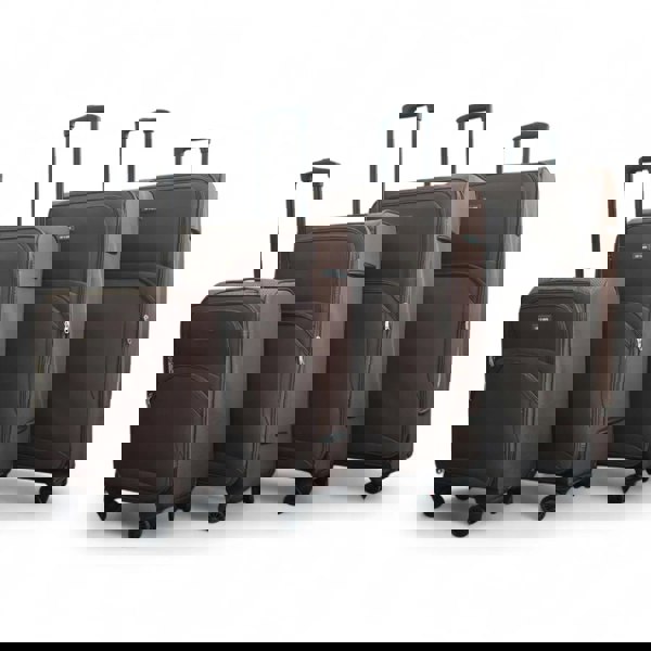 Eagle Lightweight Softshell Expandable Suitcase Travel Bag Set