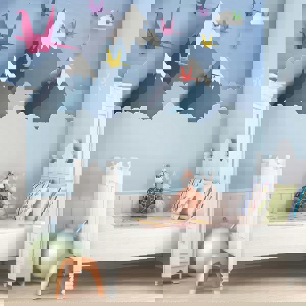 Origin Murals Origami Mountains Wall Mural