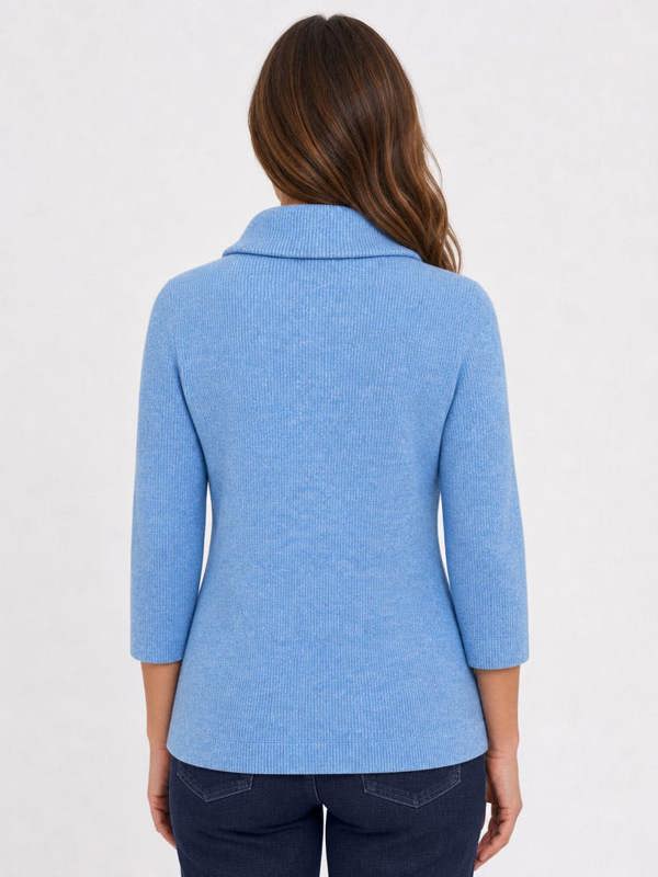 PennyPlain Cowl Top - Cornflower