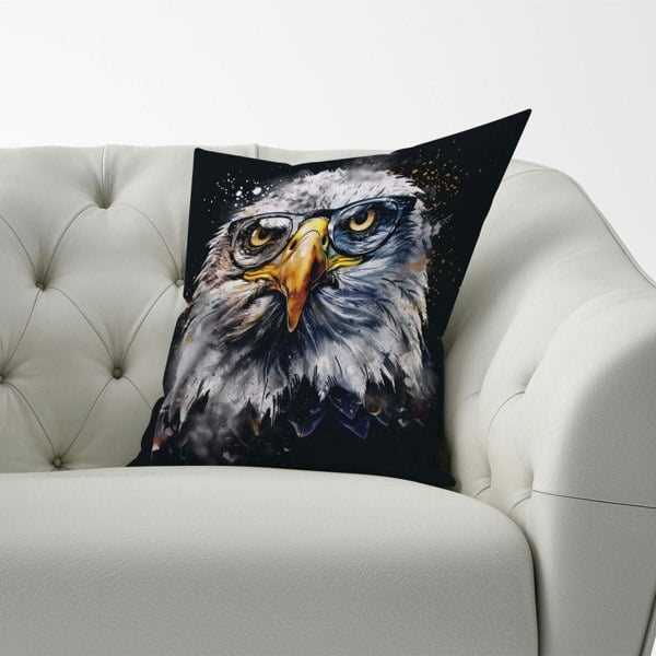 Warren Reed Eagle In Glasses Splashart Cushions