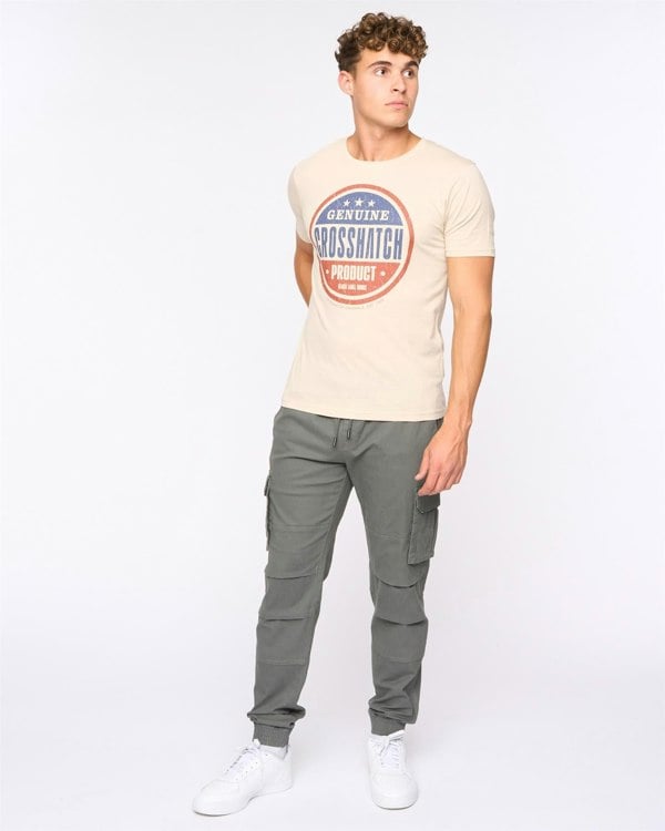 Crosshatch Pendles Cargo Pants Deep Forest