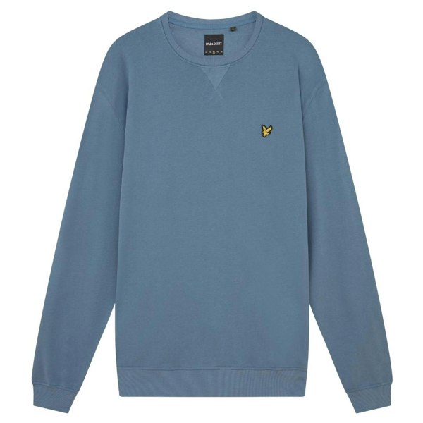 Lyle & Scott Branded Pull-over Jumper - Slate Blue 