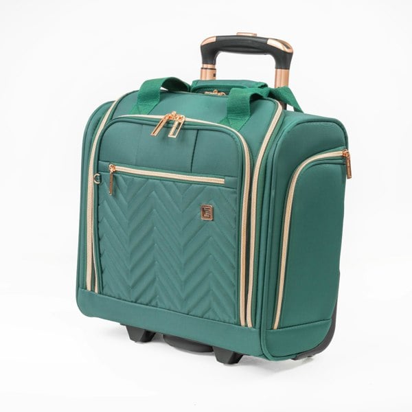 Gino Ferrari Biella 14" Soft Shell Cabin Case Under Seat Flight Bag Wheeled Luggage