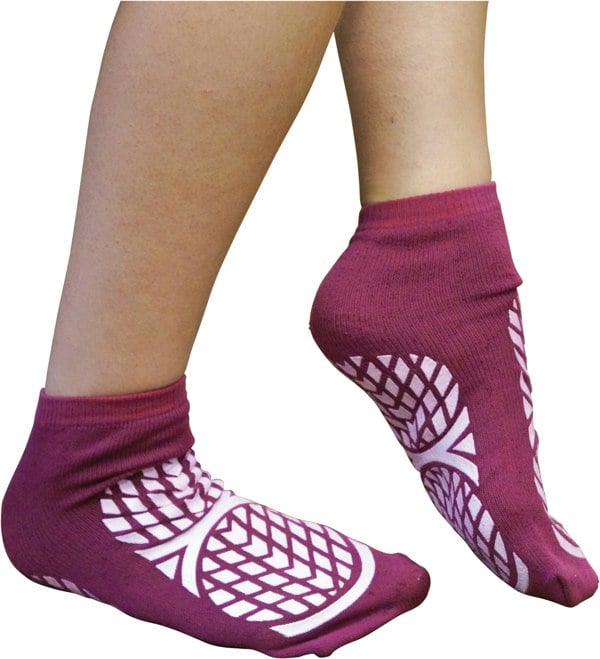 Aidapt Patient Slipper Socks Purple S