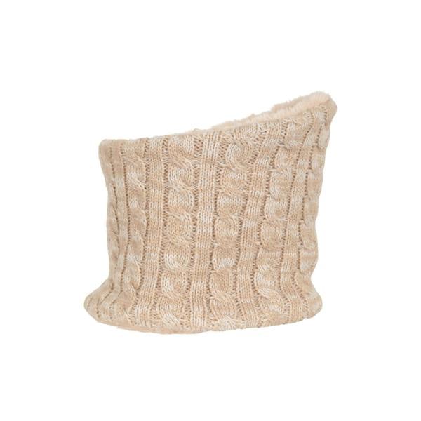 Mountain Warehouse Womens/Ladies Faux Fur Lined Neck Warmer - Beige - 