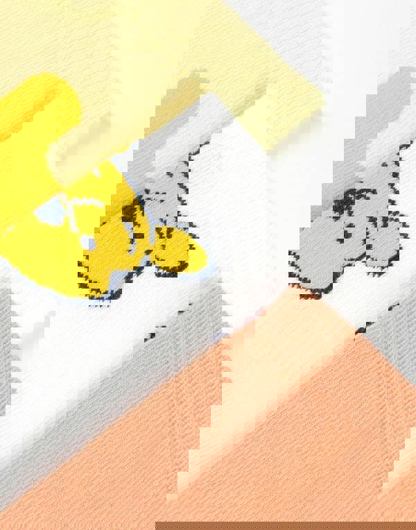 Disney Winnie The Pooh Womens Multicoloured Multi Character Calf Socks Set of 5