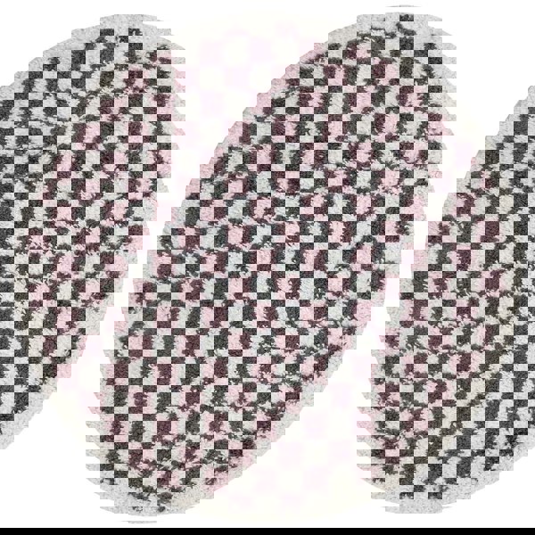 Moodi Shaggy Purple Rug, tartana design, Easy maintenance | THE RUGS