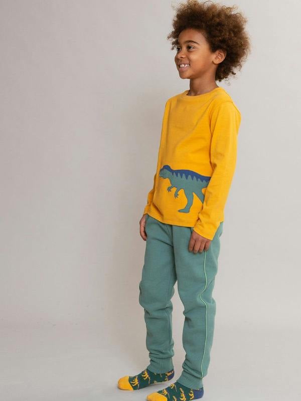 Kite Boys Organic Busy Bean Joggers Silver Jade