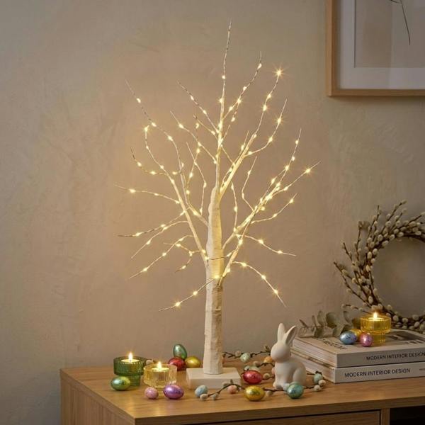 Garden Greatness 108 LED Springtime Easter Birch Tree
