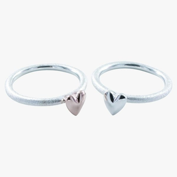 Devotion Heart Sterling Silver Ring - Reeves & Reeves